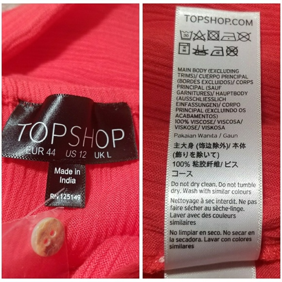 TOPSHOP New Button Through Midaxi Dress

Size 12 - Picture 4 of 4